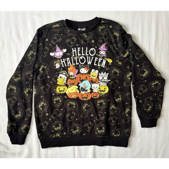 Sanrio Tops - Sanrio Hello Kitty & Friends Halloween Graphic Crewneck Sweatshirt. Large